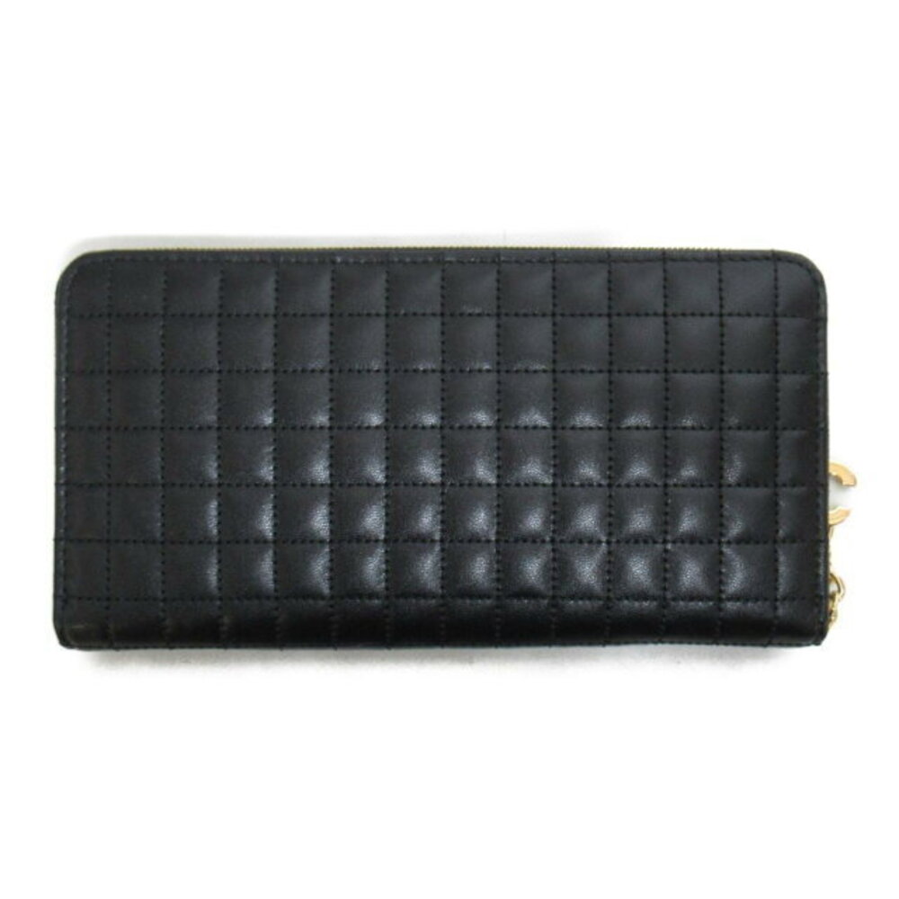 Celine long leather round wallet black - Picture 1 of 10